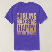 T-shirt Curling Lecteur 1 (Design devant)