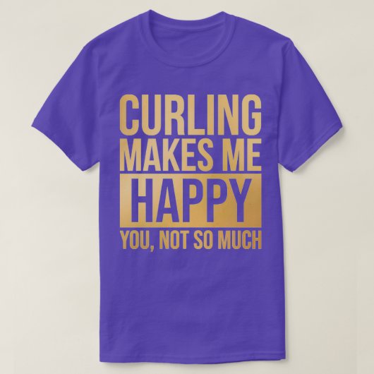 T-shirt Curling Lecteur 1 (Design devant)