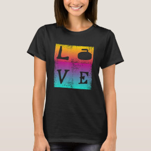 T-shirt Curling Love