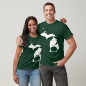 T-shirt Curling Michigan (Unisexe)