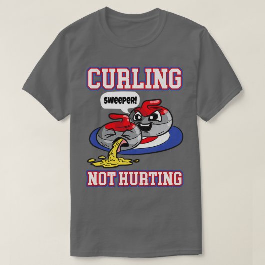 T-shirt Curling pas mal (Design devant)