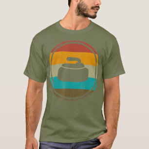 T-shirt Curling Pierre Vintage USA Curler Ice Winter