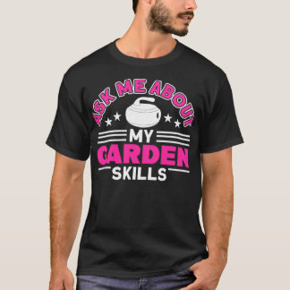 T-shirt Curling Posez-Moi Des Questions Sur Mes Compétence