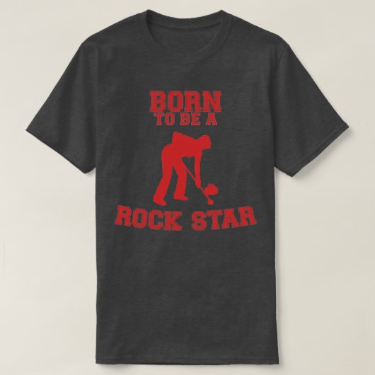 T-shirt Curling Proverbes Rock Star (Design devant)