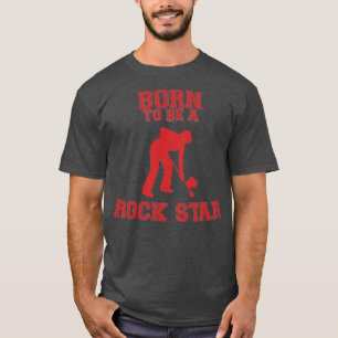 T-shirt Curling Proverbes Rock Star