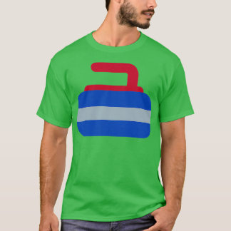 T-shirt Curling Rock Curling Pierre pour le sport d'hiver 