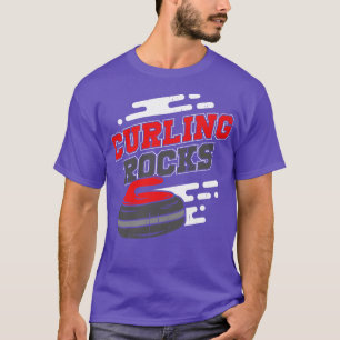 T-shirt Curling Rocks Sport Curler Cadeau