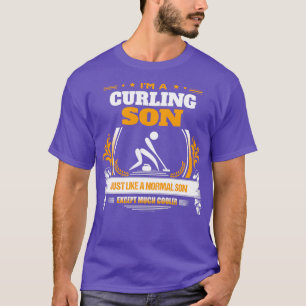 T-shirt Curling Son cadeau de Noël ou anniversaire présent