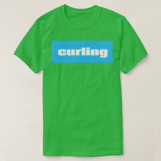 T-shirt Curling Sports d'hiver 1 (Design devant)