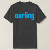 T-shirt Curling Sports d'hiver 8 (Design devant)