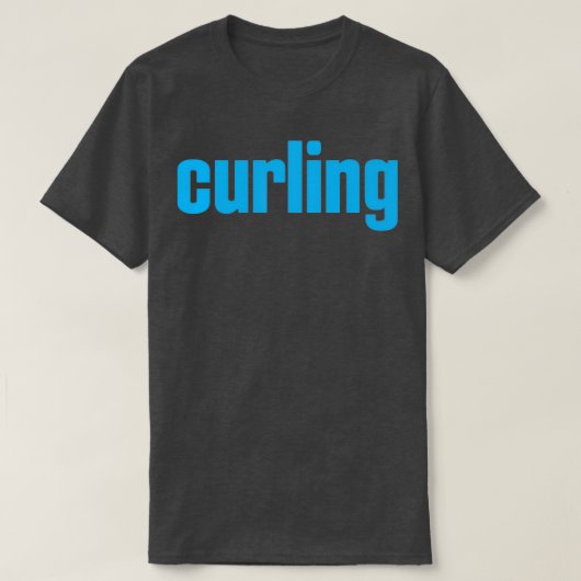 T-shirt Curling Sports d'hiver 8 (Design devant)