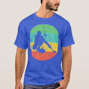 T-shirt Curling Vintage Retro Curler