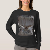T-shirt Curly Birch Bark Tree Rustic (Devant)