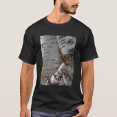 T-shirt Curly Birch Bark Tree Rustic (Devant)