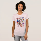 T-shirt curly color (Devant entier)