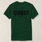T-shirt Curly Est 2019 Coiffeuse (Design devant)