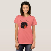 T-shirt CURLZ "LIZA CURLS POPPIN" (Devant entier)