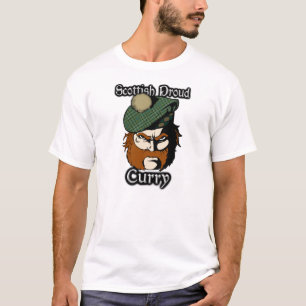 T-shirt Currie Curry Curry Tartan, Clan écossais fier