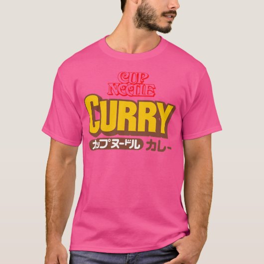 T-shirt Curry de nouilles de coupe (Devant)