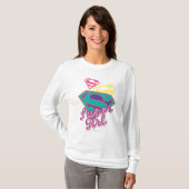 T-shirt Cursive de Supergirl (Devant entier)