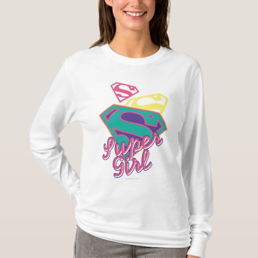 T-shirt Cursive de Supergirl (Devant)