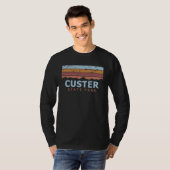 T-shirt Custer State Park South Dakota Retro Cool (Devant entier)