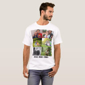 T-shirt Custom 2026 vibes 6 photo collage  (Devant entier)