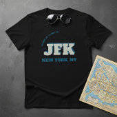 T-shirt Custom Airport Code City & State Minimalist Travel