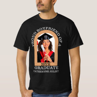 T-shirt Custom Arch Photo fière copine graduation
