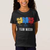 T-Shirt Custom Autism Awareness Campaign Matching Team (Devant)