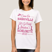 T-shirt Custom Barbiecore Cowboy Bachelorette Party  (Devant)