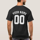 T-shirt Custom Baseball Dad Team Name Number  (Dos)