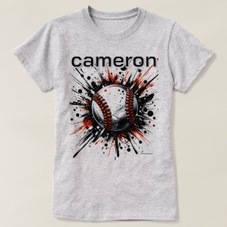 T-shirt Custom Baseball Mom Tee - Baseball Graphic Tee