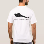 T-shirt Custom Billiards Pool League Team Gear (Dos)