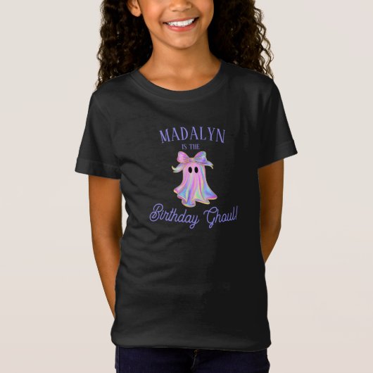 T-Shirt Custom Birthday Ghoul (Devant)