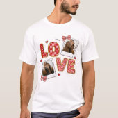 T-shirt Custom Couple Preppy Valentine mens (Devant)
