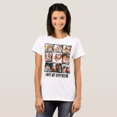 T-shirt Custom Cute I love my boyfriend 9 Collage photo (Devant entier)