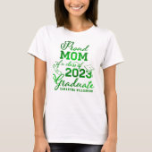 T-shirt Custom Dark Green Fier Maman Classe 2023 Graduate (Devant)