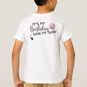 T-shirt Custom Date C'est mon anniversaire Signer Ma chemi (Dos)