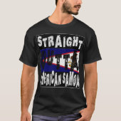 T-shirt CUSTOM Droit Devant American Samoa meme Tee Tee (Devant)