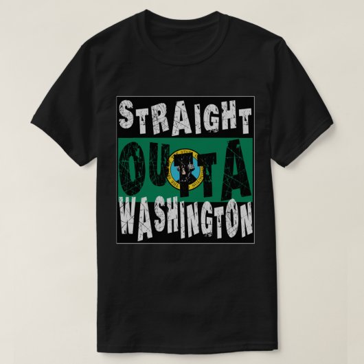 T-shirt CUSTOM Droit Devant Washington meme Tee Tee (Design devant)