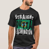 T-shirt CUSTOM Droit Devant Washington meme Tee Tee (Devant)