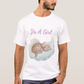 T-shirt Custom family celestial its a girl (Devant)
