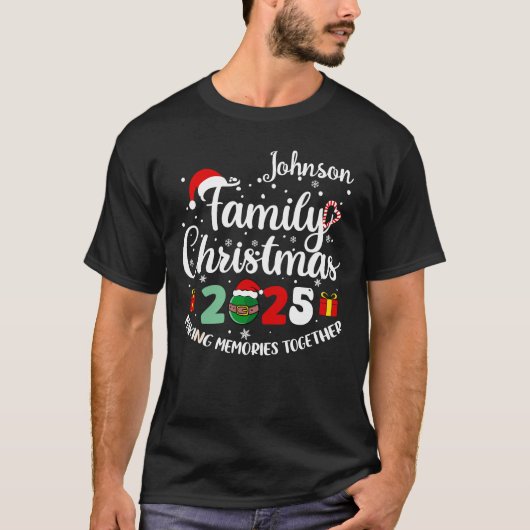 T-shirt Custom Family Christmas 2025 | Making Memories Tog (Devant)