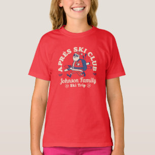 T-shirt Custom Family Friends Group Ski Trip Ski