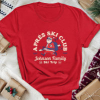 Custom Family Friends Group Ski Trip Ski