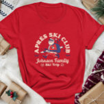 T-shirt Custom Family Friends Group Ski Trip Skis<br><div class="desc">Create lasting memories with our custom Ski Trip shirt for families, friends, or groups. This Custom Family Ski Trip shirt is perfect for celebrating your snow adventure. Personalize with your family name or group trip details to make it uniquely yours. Ideal for ski enthusiasts and winter vacation souvenirs, it is...</div>