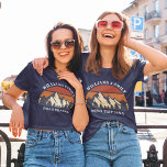 T-shirt Custom Family Road Voyage vacances Réunion Femmes<br><div class="desc">Ce superbe coucher de soleil sur les montagnes rocheuses dans la nature fait une image magnifique pour un ensemble de t-shirts pour femmes customisées pour une réunion de famille, un voyage sur la route ou des vacances d'été. Commémorez votre semaine de vacances avec des tee - shirts assortis pour maman,...</div>