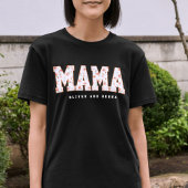 T-shirt Custom Floral Mama with Kids’ Names