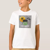 T-shirt Custom Frankenstein Halloween (Devant)